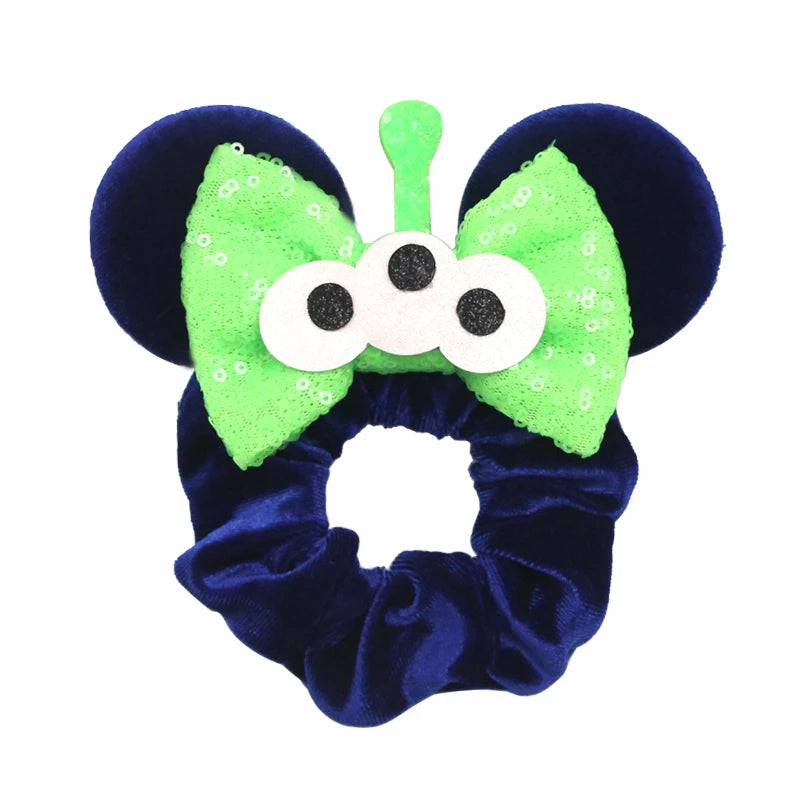Velvet Mouse Scrunchies - Cute Elastic Ponytail Holders & Hair Accessories for Girls