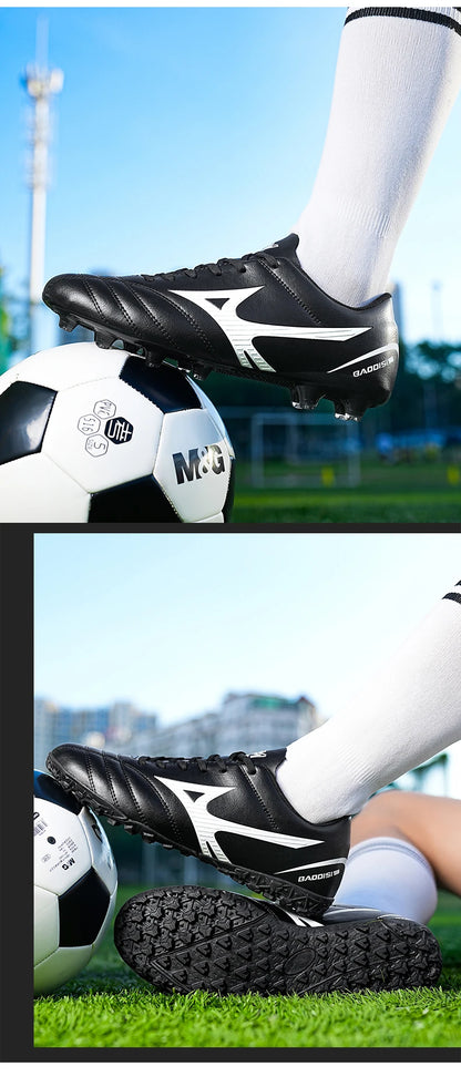 Men’s Football Soccer Cleats – Studded Indoor/Outdoor TF & FG Training Shoes