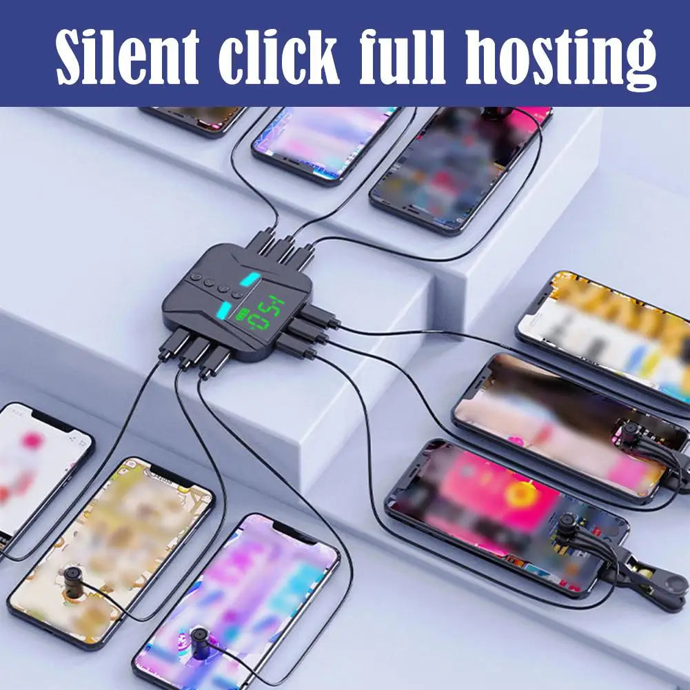 Mobile Phone Screen Clicker Device — Automatic Tap & Fast Praise Tool for Live Broadcast, Gaming, and Loop Connections