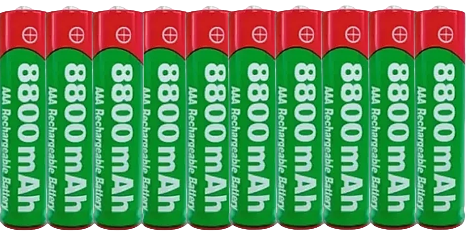 NEW 8800mAh Rechargeable AAA Alkaline Battery – 1.5V for Clocks, Mice, Computers, Toys & More