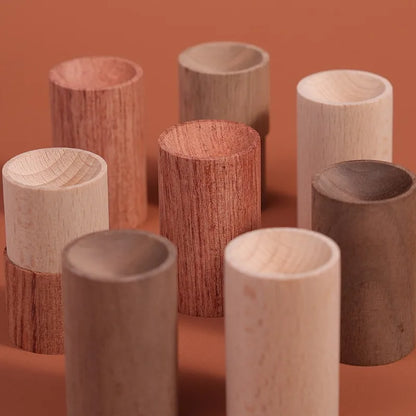 1/5PCS Mini Wooden Essential Oil Diffuser – Aromatherapy Fragrance Diffuser for Home, Office, Car, Bedroom, and Living Room