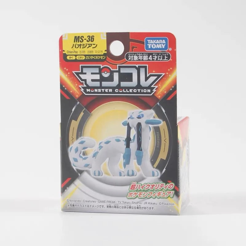 Takara Tomy Pokemon Figures – MS-36 Chien-Pao & MS-11 Tinkaton Anime Monster Collection Toy for Kids