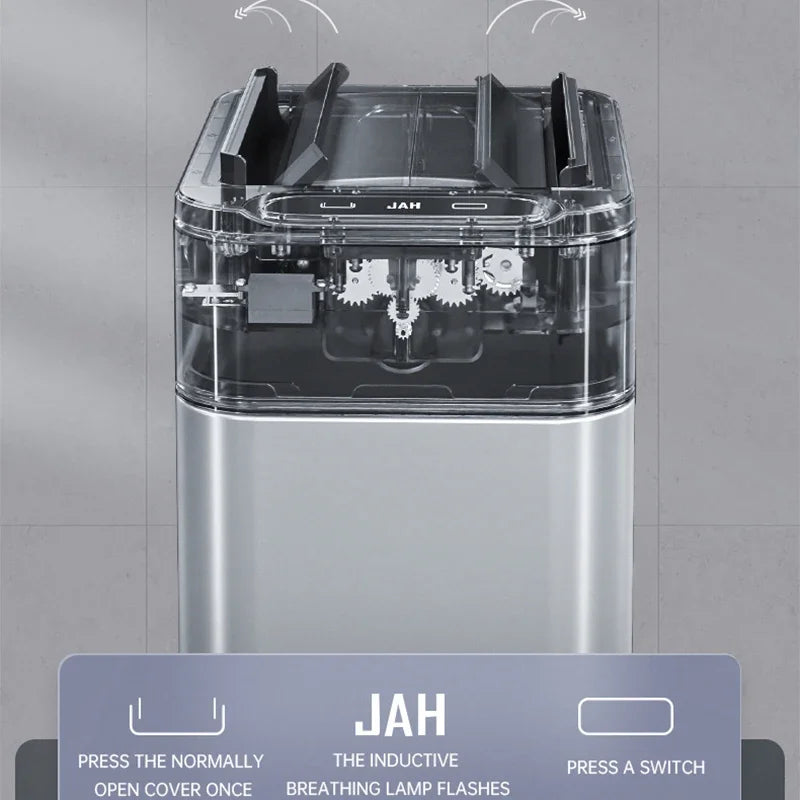 Smart Stainless Steel Trash Can – Automatic Wastebin for Kitchen & Home, 20-60L Large Capacity Garbage Bin