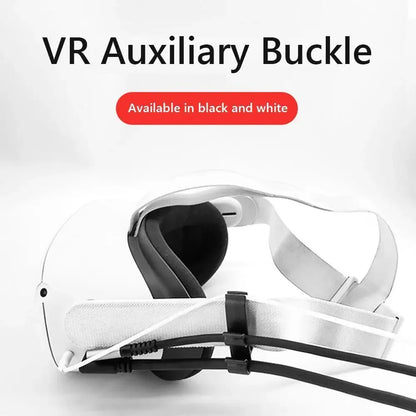 VR Data Cable Organizer – Wire Winder Clips & Buckle for Oculus Quest 2/Pico 3, Earphone Cord Holder