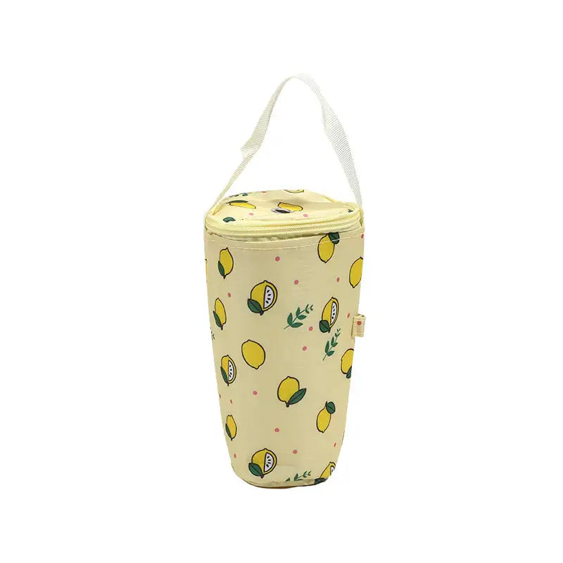 Portable Milk Tea Tote Bag – Insulated Heat Preservation Cup Carrier, Handbag for Drinks, Umbrella, and Camping Accessories
