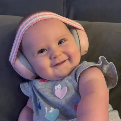 Baby Ear Protection Earmuffs – Elastic Noise Reduction Headphones for Toddlers, Protects Hearing & Improves Sleep