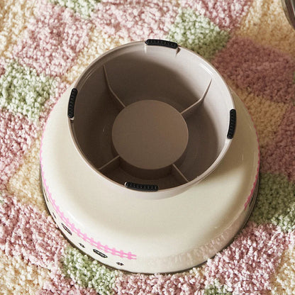 Elevated Stainless Steel Pet Bowl - Large Capacity Raised Food & Water Feeder for Cats & Dogs