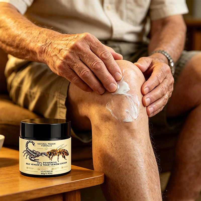 YUITIKUE Bee & Scorpion Venom Massage Cream – Herbal Muscle & Joint Soothing Balm, 80g
