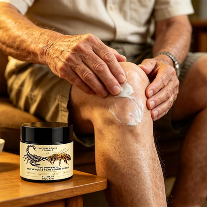 YUITIKUE Bee & Scorpion Venom Massage Cream – Herbal Muscle & Joint Soothing Balm, 80g
