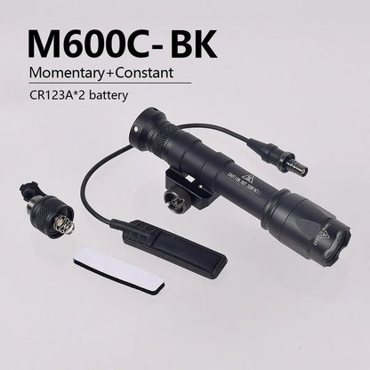SureFire M600C/M600/M300/X300 Tactical Scout Light — Rifle Flashlight with Momentary Pressure Switch, US Warehouse