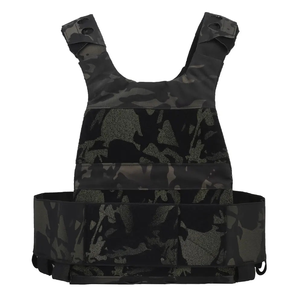 FCPC Tactical Vest Ferro – Lightweight Folding Airsoft Plate Carrier with Breathable Design, Portable Hunting Mag Pouch & Army Equipment