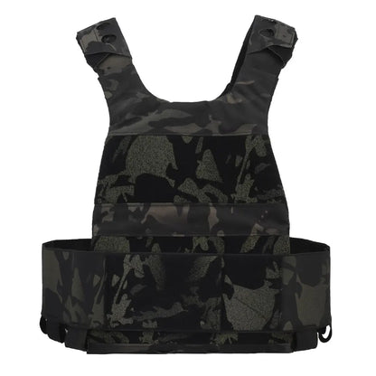 FCPC Tactical Vest Ferro – Lightweight Folding Airsoft Plate Carrier with Breathable Design, Portable Hunting Mag Pouch & Army Equipment