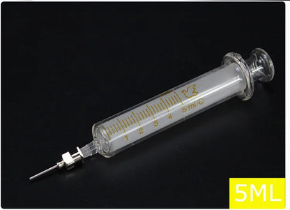 RELIFE 5ml/10ml Glass Flux Syringe – Precision Metal Needle BGA PCB Soldering & Mobile Phone Repair Tool