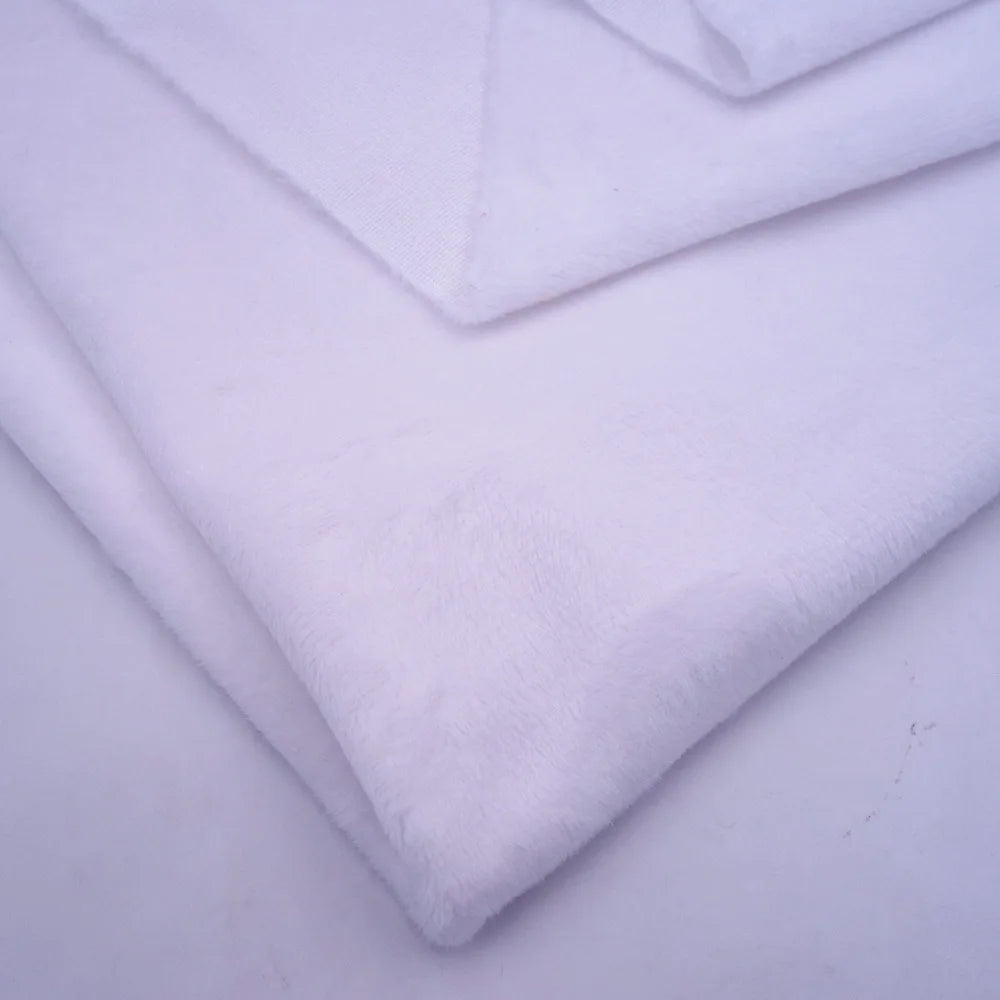 160CM/63" Wide Minky Plush Fabric – Super Soft Flannel Fabric for DIY Dolls, Toys, and Crafts, Sold by the Meter