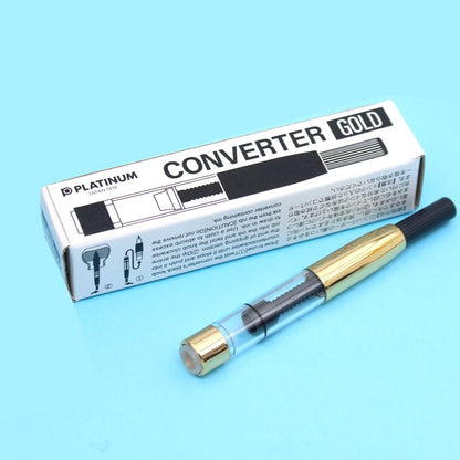 PLATINUM Fountain Pen Ink Converter – Original Draw Ink Feeder for Ink Bottles, School & Office Use