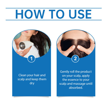 Rosemary Hair Nourishing Serum Roll-On - Scalp Care and Hair Strengthening Essence