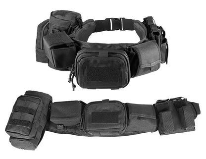 Yakeda MOLLE Pockets & Pouches – Tactical Hunting Waist Security Belt with Padded Patrol Support