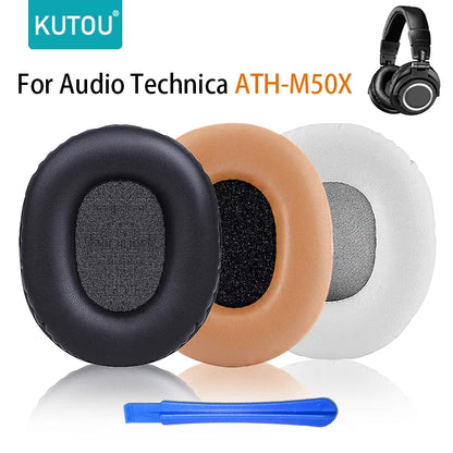 KUTOU Replacement Ear Pads for Audio Technica ATH M50X/M70/M40X/M30X & 7506 – Soft Cushion Covers