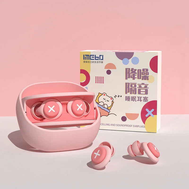 NEW Silicone Sleep Earplugs – Soft Foam Noise Reduction & Soundproof Ear Protection with Slow Rebound