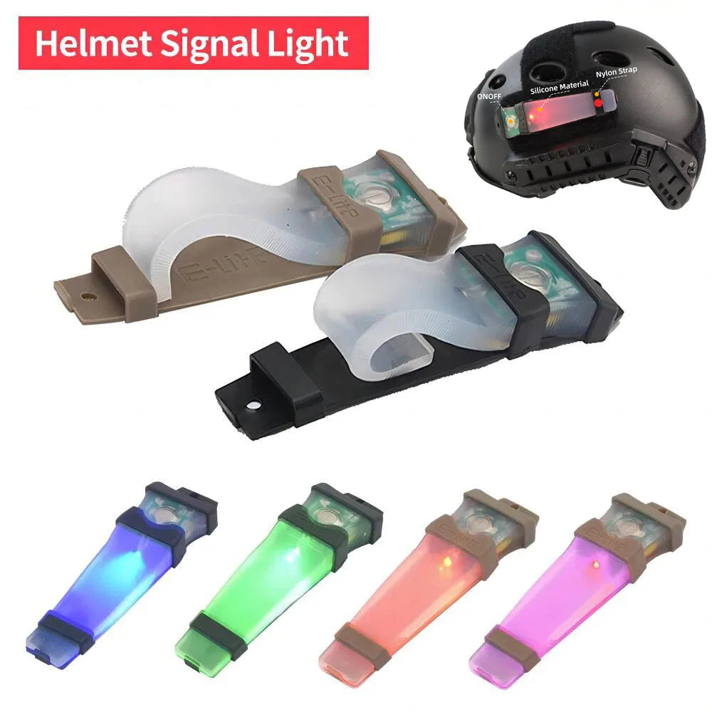 BOOIU Tactical Helmet IR Strobe Light – Waterproof Safety Flashing Signal Lamp for Hiking & Cycling
