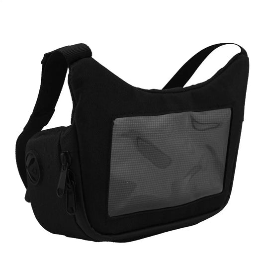 Motorcycle Handlebar Bag - Waterproof Dry Storage Pouch with Touch Screen Phone Holder for Bike Accessories