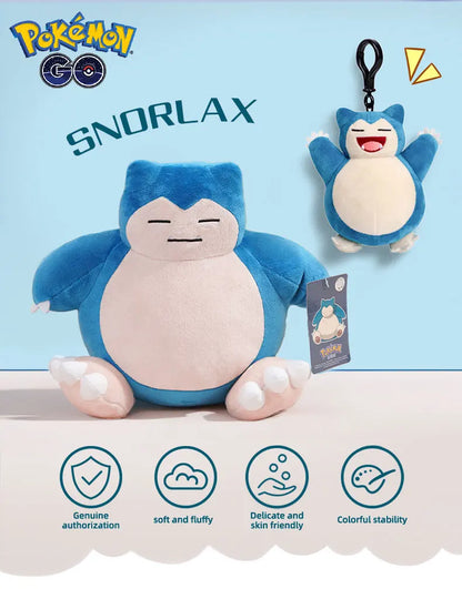 Pokémon Kawaii Snorlax Plush Toy – Cute Cartoon Stuffed Doll, Pendant & Throw Pillow, Birthday & Christmas Gift for Kids and Friends