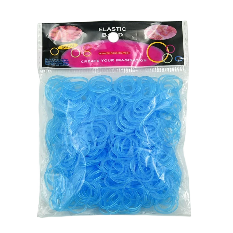 600pcs Glow-in-the-Dark Loom Band Kit – Colorful DIY Bracelet Making Set with Beads & Accessories for Friendship Crafts
