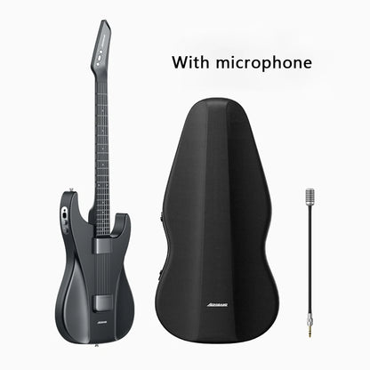 AeroBand Painless Smart Guitar - Silicone Strings, Bluetooth, 8 Sounds, USB MIDI Function, Ideal Gift for Adults