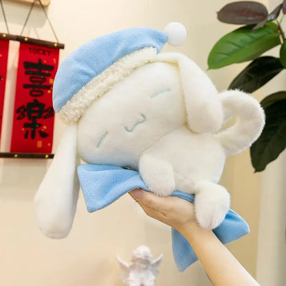 Cinnamoroll Sleeping Plush Pillow - Soft Huggable Stuffed Animal & Cute Bedroom Gift