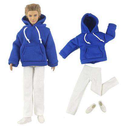 12-Inch Ken Doll Clothes – Casual Sweater Outfit, Multiple Styles Available