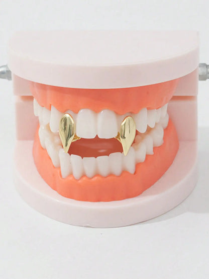 Personalized Vampire Tooth Decoration - Small Pointed Tiger Teeth for Upper & Lower Teeth