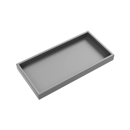 Silicone Bathroom Counter Tray – Vanity Organizer for Soap, Dispensers & Dressing Table Storage