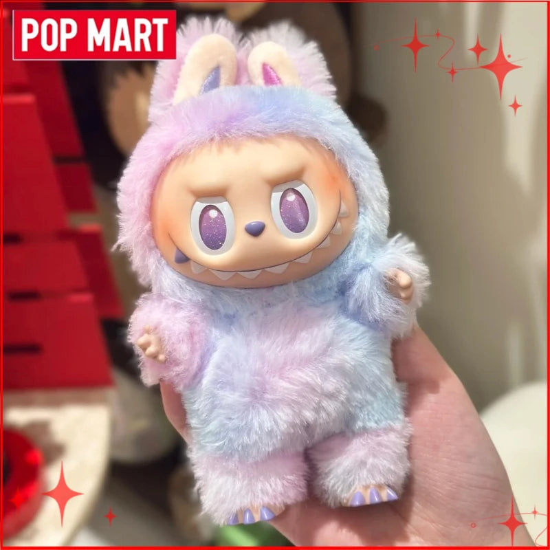 Genuine POP MART Labubu Vinyl Plush Pendant — Macarons “Have A Seat” & Coca Cola Series Blind Box Toys V1-V3