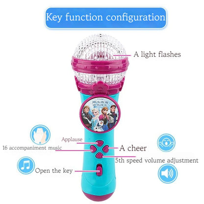 Disney Princess Minnie Singing Microphone – Music Toy for Girls, Frozen Baby Song Gift