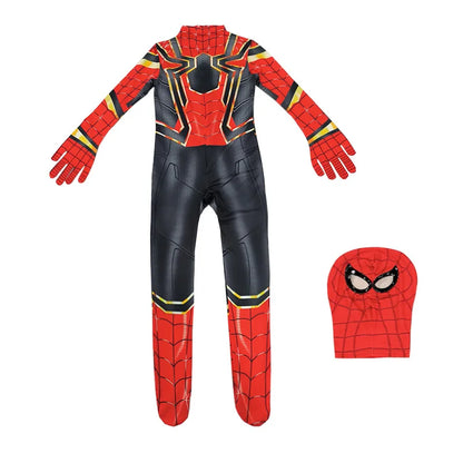 2025 Spiderman Cosplay Costume – Miles Morales Superhero Zentai Jumpsuit for Boys & Girls, Halloween & Carnival