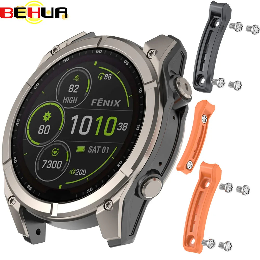 BEHUA Anti-Collision Watch Strip for Garmin — Protective Smartwatch Case for Fenix 8 Pro AMOLED 47MM / MicroLED 51MM & Quatix 8 47/51MM