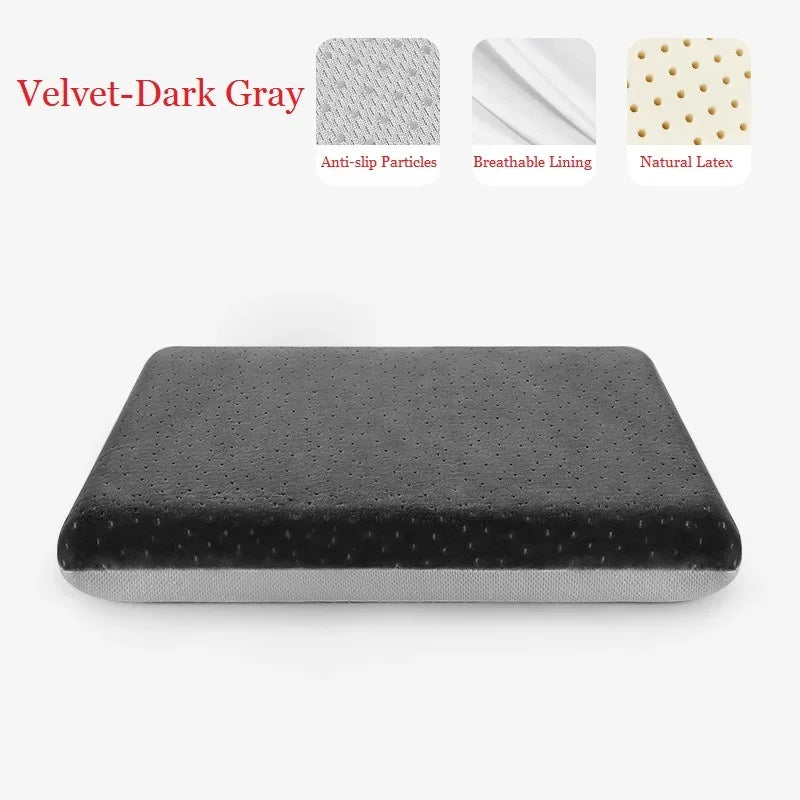 JFLEGAL Thailand Natural Latex Cushion – Washable Square Seat Pad for Buttocks Pain Relief, Office Chair Cushion Cojin