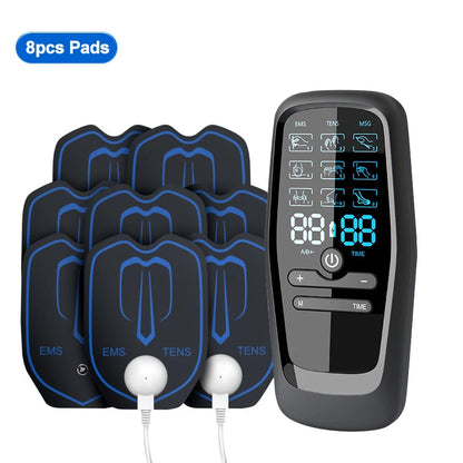 EMS Muscle Electrostimulator Tens Unit: Low Frequency Pulse Body Relaxing Massage - Digital Physiotherapy for Pain Relief