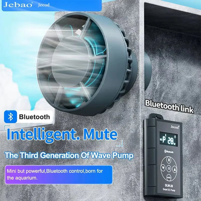 Jebao Jecod DLW Series Bluetooth Aquarium Wave Pump – 2024 Smart Mute DC Water Pump for Saltwater Fish Tanks