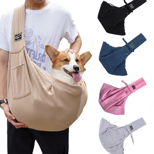 Comfortable Dog Bag - Pet Crossbody Shoulder Sling Carrier for Outdoor Travel, Portable Cat and Puppy Carrier Bag, Pet Carrying Supplies