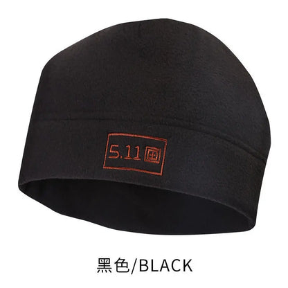 Tactical Fleece Hat & Scarf Set — Thermal Winter Balaclava Face Mask Neck Protector for Sports & Cycling