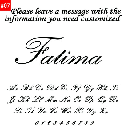 Customized Name Letter Necklace – Personalized Stainless Steel Pendant, Simple Clavicle Chain for Women, Valentine's Day Gift