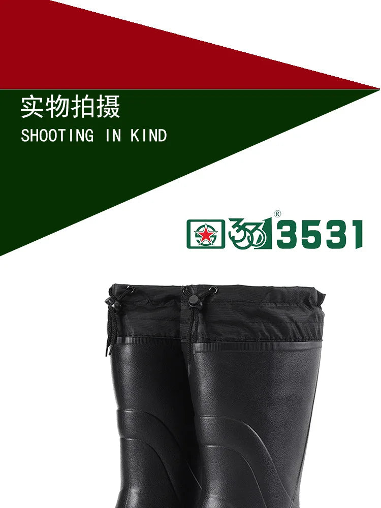 2025 Men’s High-Quality EVA Rain Boots – Non-Slip, Waterproof Winter Snow & Work Shoes with Platform