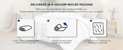 Bedsure Down Alternative Comforter Duvet Insert – Quilted All-Season with Corner Tabs, Twin to King Size