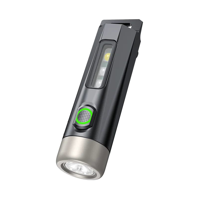 Philips SFL1121 Mini LED Flashlight - Rechargeable EDC Keychain Light for Camping, Hiking, and Everyday Use