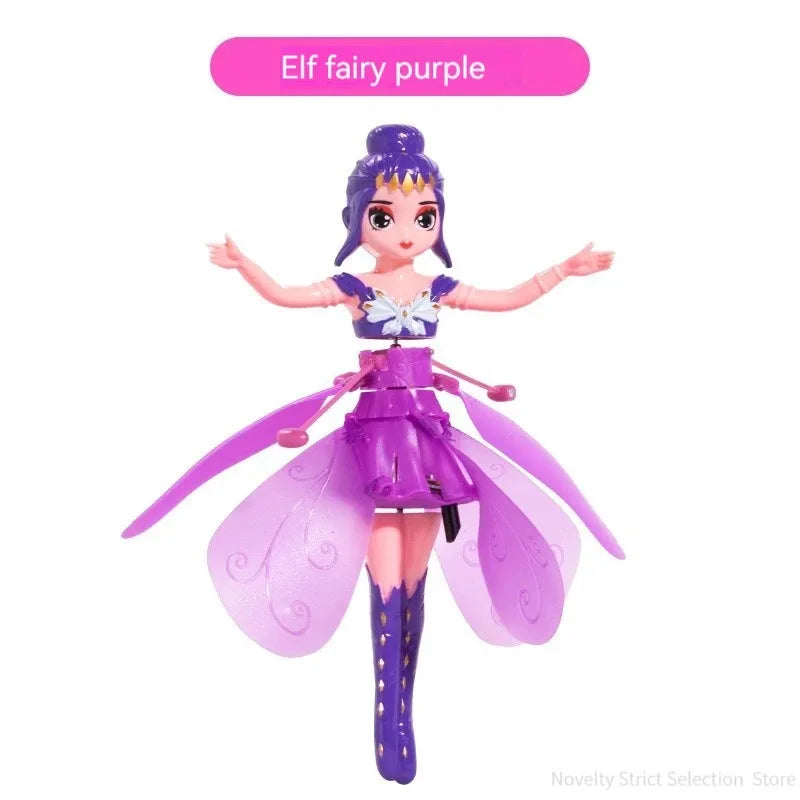 Rotating Luminous Helicopter Doll Toy — Gesture Control Flying Dancing Plane for Kids