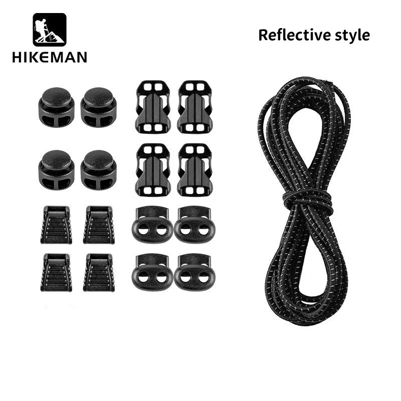 DIY Elastic Backpack Expansion Rope Set - Outdoor Camping & Mountaineering Gear Strap with Adjustable Buckle