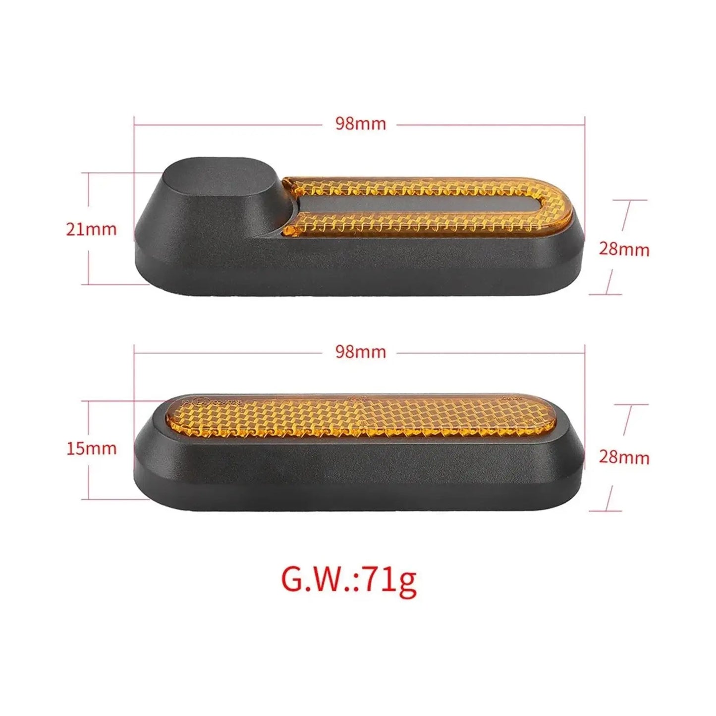 Scooter Wheel Hub Alarm with Mounting Screws - Compatible with Xiaomi M365, Pro, Pro2, 1S Electric Scooter