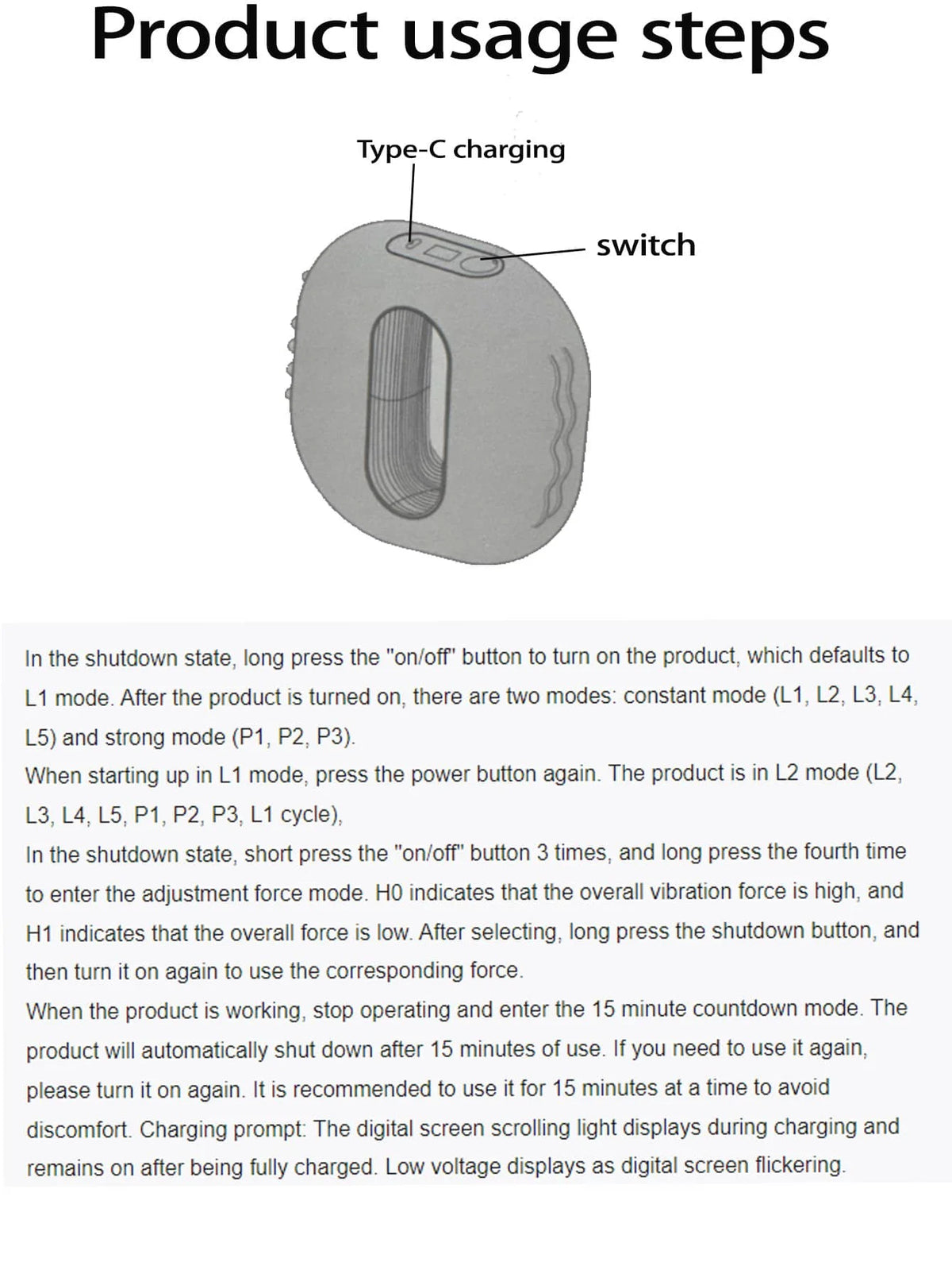 Electric Fascia Ring Massager - USB Rechargeable Hot Compress Waist & Muscle Relaxation Belt Massager