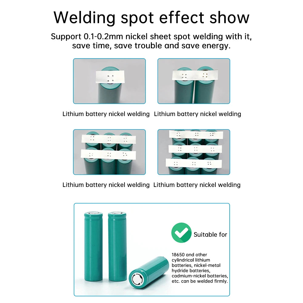 12V Spot Welder for 18650 Lithium Batteries – Portable PCB Circuit Board Soldering Machine DIY Kit